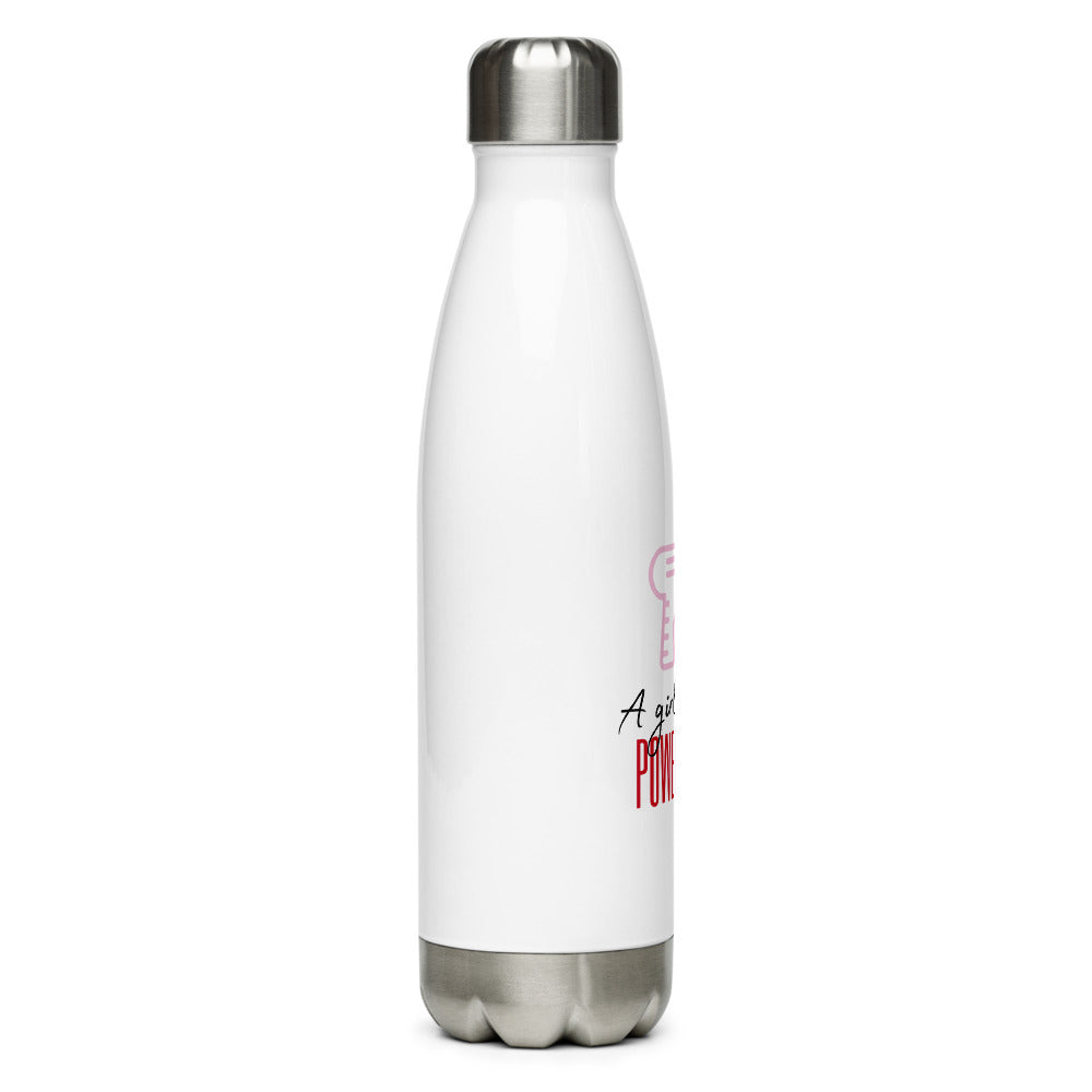 "Girl and Power Tools" Stainless Steel Water Bottle