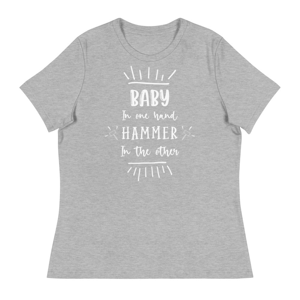 "Baby & Hammer" Women's Relaxed T-Shirt