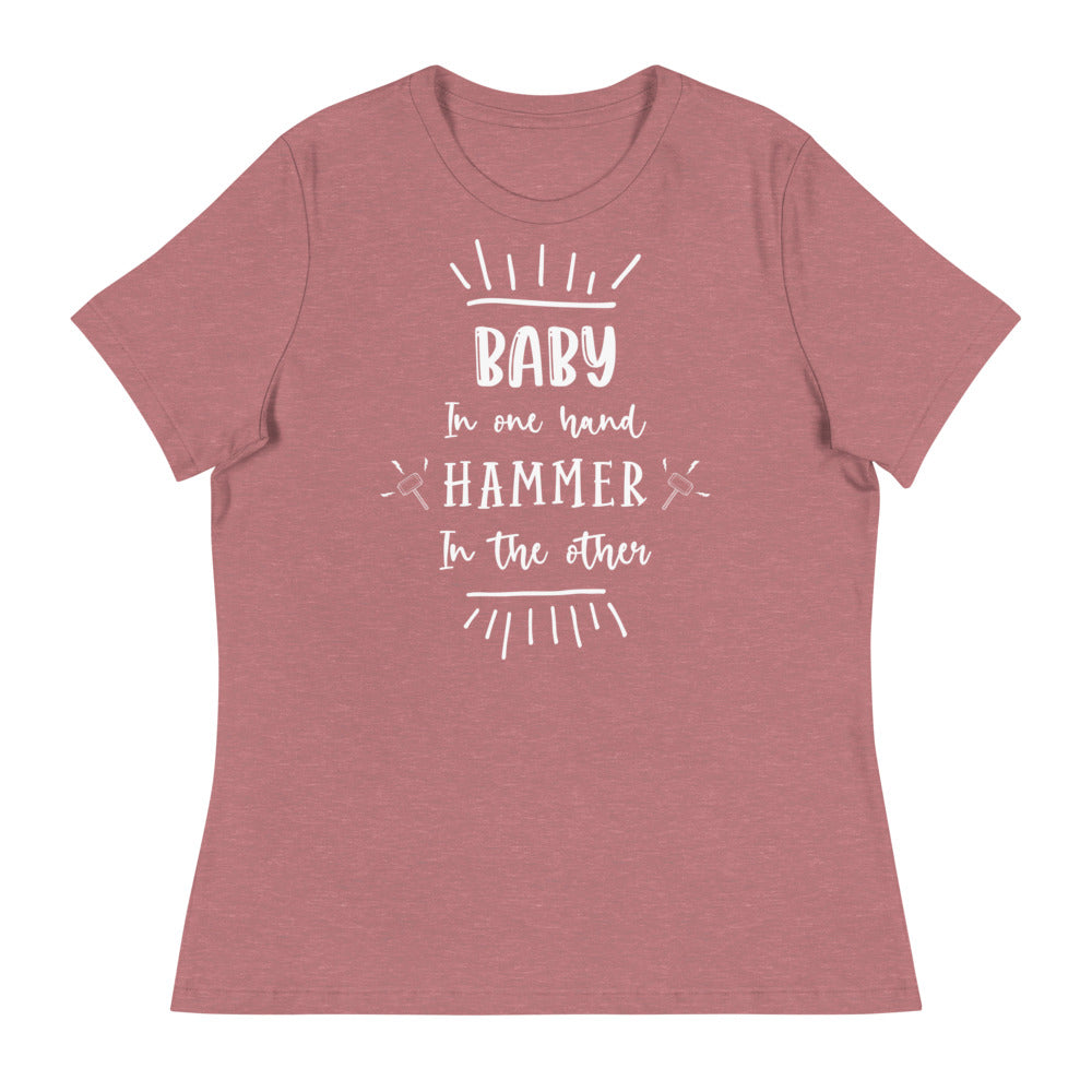 "Baby & Hammer" Women's Relaxed T-Shirt