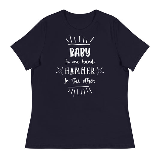 "Baby & Hammer" Women's Relaxed T-Shirt