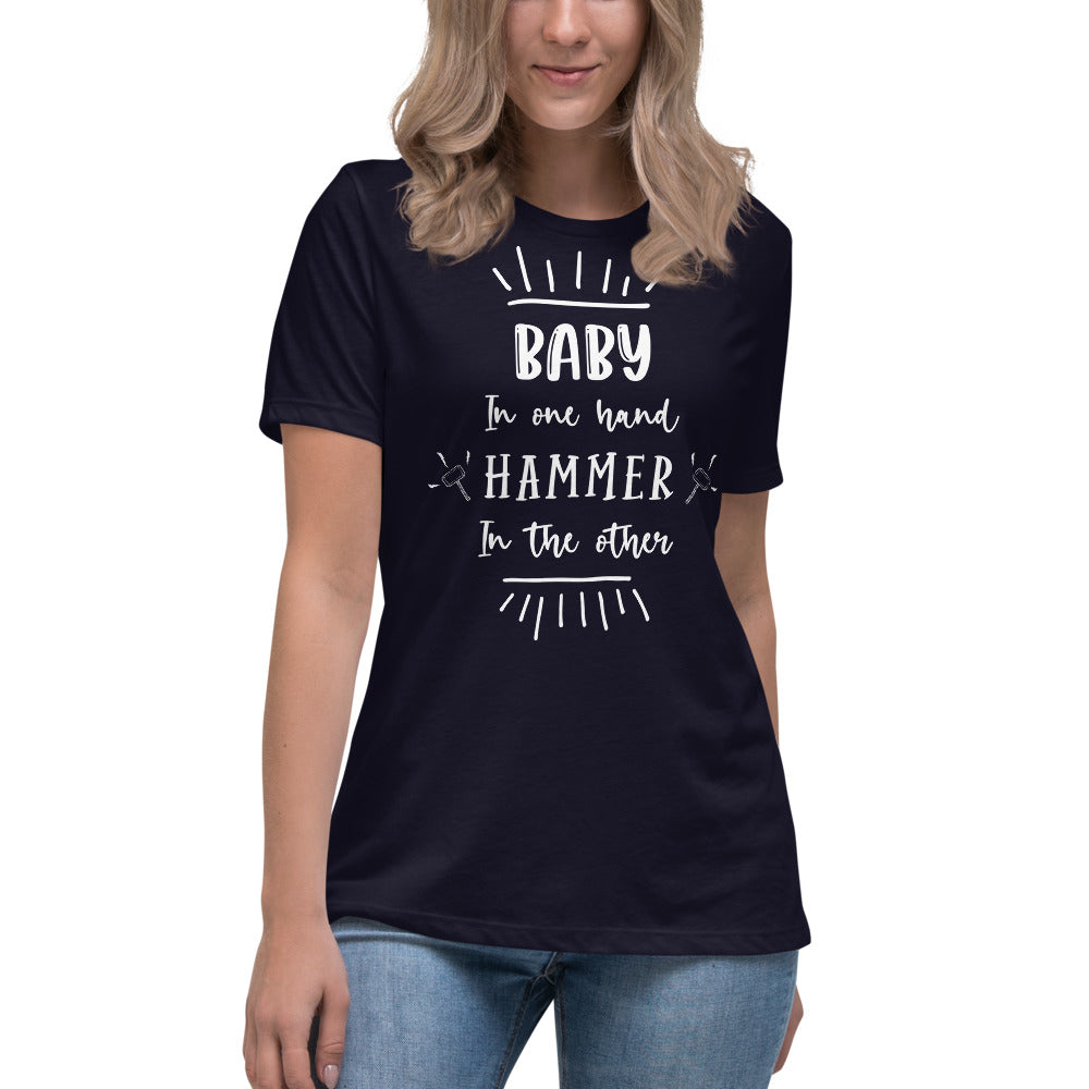 "Baby & Hammer" Women's Relaxed T-Shirt