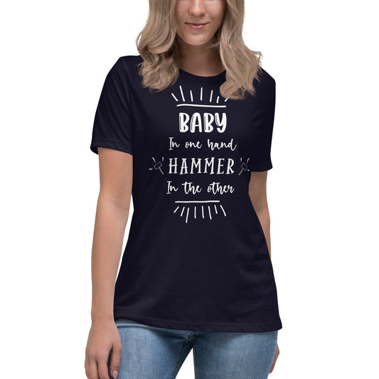 "Baby & Hammer" Women's Relaxed T-Shirt